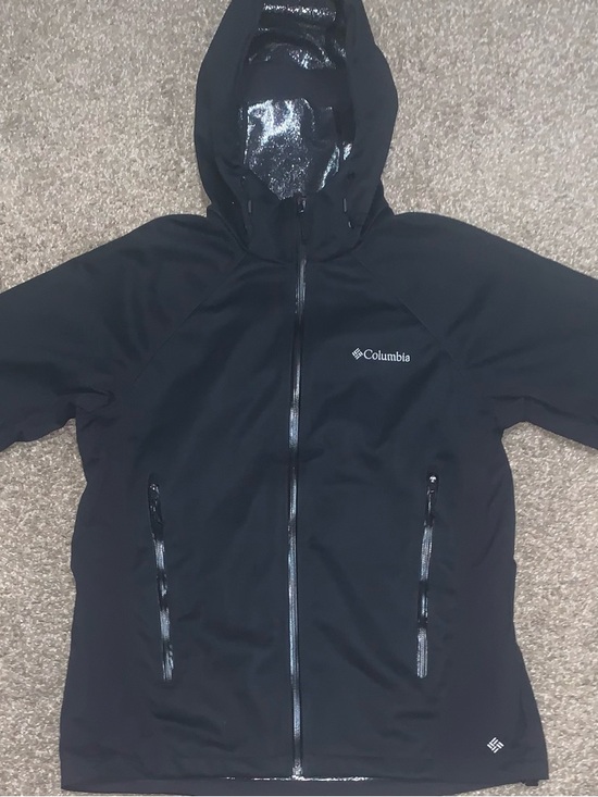 Columbia Other - Columbia Black Hooded Weather-Resistant Thermal Omni-Heat Jacket